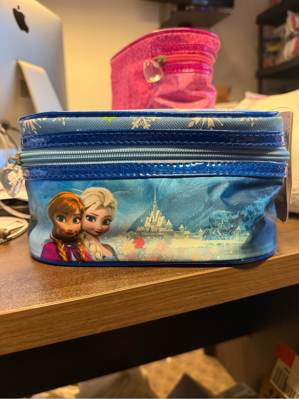Frozen Kids Blue Zip  Case